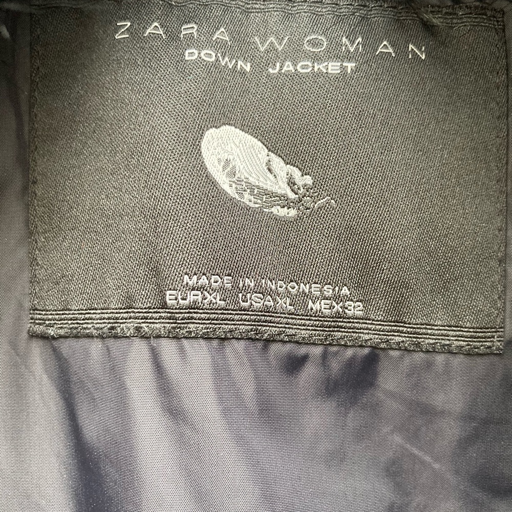Zara Womens Black puff Coat - Picture 7 of 10